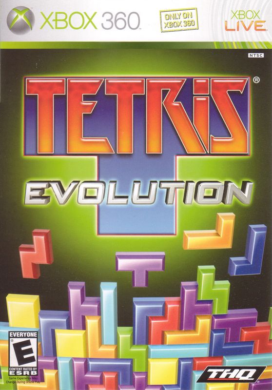 Tetris Evolution box art for Xbox 360
